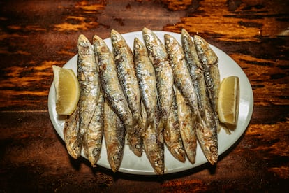 Sardinas asadas de Can Sulayetas.