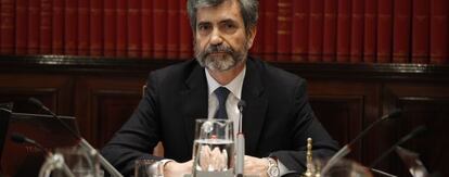 Carlos Lesmes, presidente del Consejo General del Poder Judicial.