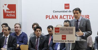 Ignacio Gonz&aacute;lez, en la presentaci&oacute;n  de Plan Activa Sur. 