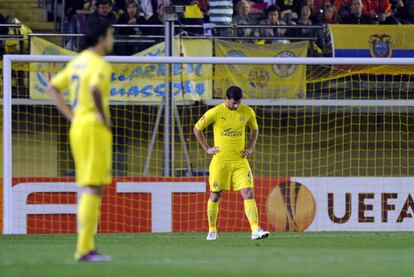 El segundo gol del Oporto hundió a los jugadores del Villarreal.