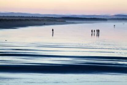 West Sands, la playa de 'Carros de fuego', en Escocia.