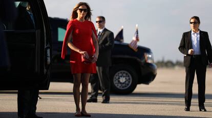 Melania Trump, el pasado 3 de febrero.