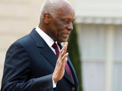 O presidente de Angola, Jose Eduardo Dos Santos, em 2014.