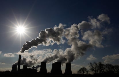 Planta eléctrica de Fiddlers Ferry, cerca de Liverpool.