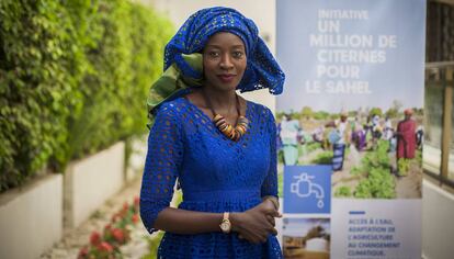 Coumba Sow, coordinadora de la oficina de la FAO para la resiliencia en África del Oeste y el Sahel, en Dakar, Senegal.