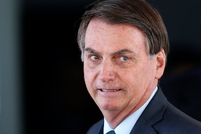 O presidente Bolsonaro no dia 7.