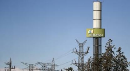 Tendido eléctrico de Iberdrola.