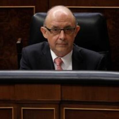 El ministro de Hacienda, Cristóbal Montoro