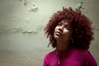 Yarianni De Sena Batista, socia de 'El Tambo Afro', en Buenos Aires, el 15 de mayo de 2025.
