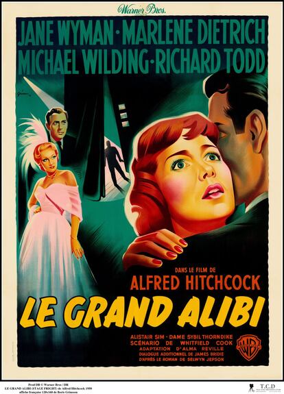 Cartel de la película 'Le grand alibi'.