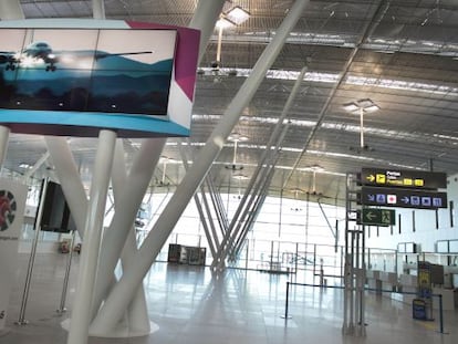 Terminal estrenada por el aeropuerto de Santiago en octubre de 2011.