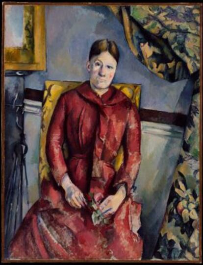 Retrato de Hortense Fiquet (Madame Cézanne), en 1888.