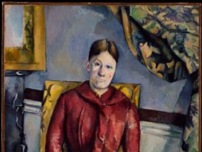 Retrato de Hortense Fiquet (Madame Cézanne), en 1888.
