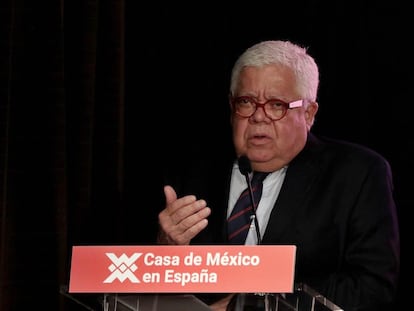 Enrique Marquez, director de la diplomacia cultural en México durante un acto, en una foto de archivo.