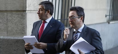 Los fiscales del caso ERE, en Sevilla.