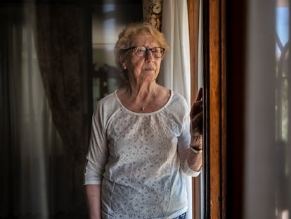 Rosa María Insúa, hija de Eugenio, el miliciano enterrado en la fosa común de El Espinar.