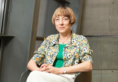Anna Gilmore, en el campus de la Universidad Pompeu Fabra, en Barcelona.