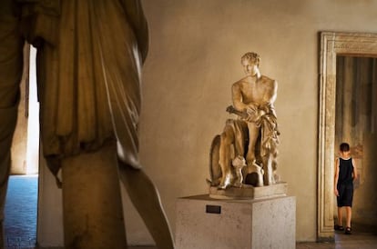 Interior del Palazzo Altemps, en Roma, antiguo seminario español y hoy museo.