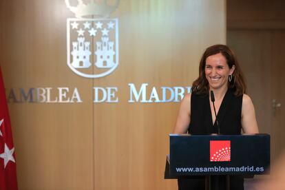 La portavoz del Más Madrid en la Asamblea, Mónica García, en una imagen del 15 de junio.