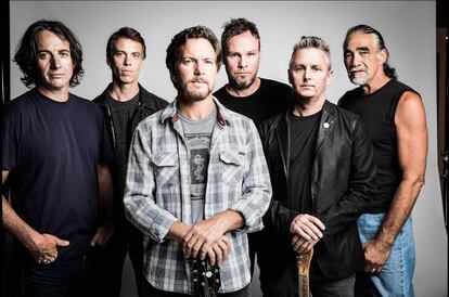 La banda de música Pearl Jam.