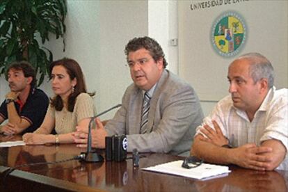 Manuel González Lena, Mariano Rodríguez-Arias Fernández, Manuel Molina Fernández y Mª José Martín Delgado