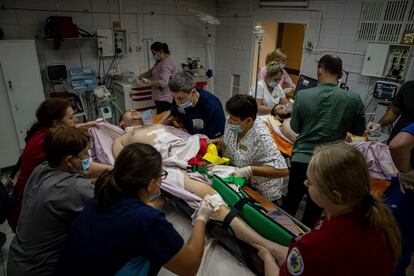 Mechnikov Hospital in Dnipro, Ukraine, Friday, July 14, 2023