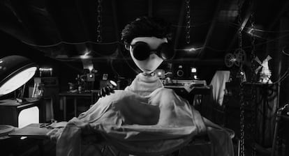Fotograma de 'Frankenweenie', la nueva película de animación de Tim Burton.