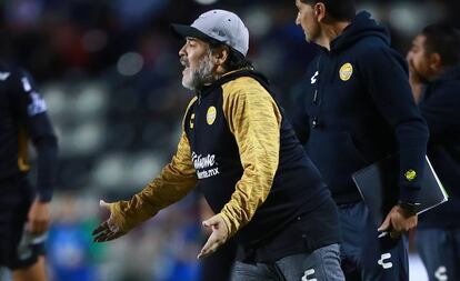 El entrenador argentino durante las pasadas semifinales.