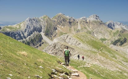 El Castillo de Acher (Huesca), una de las cimas que atraviesa la Senda de Camille. 