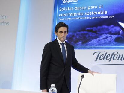 El presidente de Telefónica, José María Álvarez-Pallete.