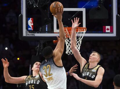 Jokic, Twons y Porzingis.