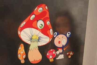 Un aspecto de la exposición de Takashi Murakami en la sala Vimcorsa de Córdoba.