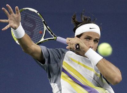 Feliciano, en su partido contra Federer