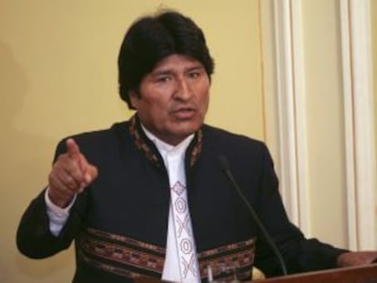 El presidente Evo Morales, el miércoles en La Paz.