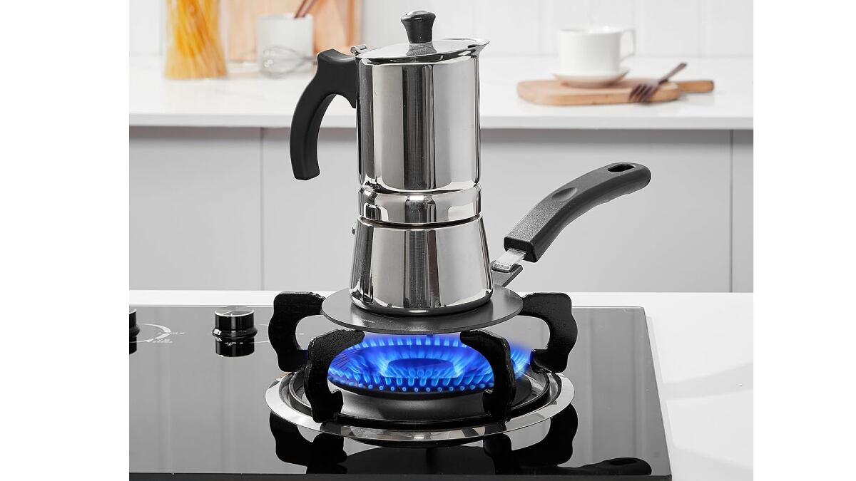 Este adaptador de inducción puede utilizarse con cualquier tipo de fuego.