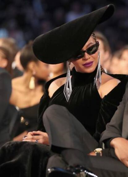 Beyoncé en los premios Grammy en Nueva York, en enero de 2018.