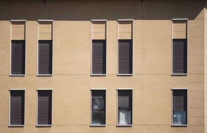 Fachada de un edificio de viviendas en Madrid