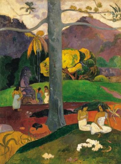 'Mata mua', obra de Gauguin, de la colección Carmen Thyssen.