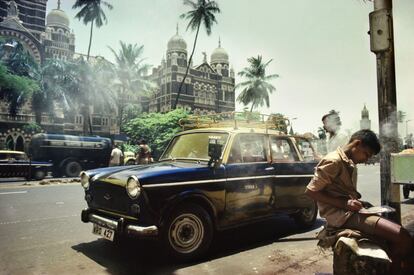 Un taxi en Mumbay, antigua Bombay.
