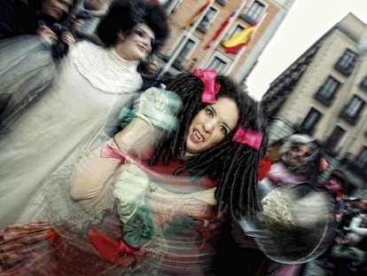 Pasacalles del Carnaval de Madrid en una imagen de archivo.