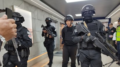 Gerson Guerrero, hermano del líder del Tren de Aragua, llega al aeropuerto de Caracas (Venezuela) tras ser extraditado por el Gobierno español, el 11 de julio.