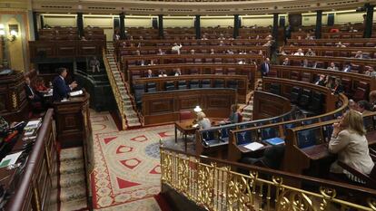 Panorámica del Congreso de los Diputados.