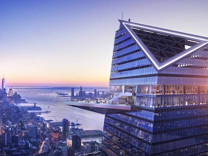 El Edge, el nuevo e imponente observatorio de Hudson Yards y que está llamado a ser el nuevo icono de la ciudad de los rascacielos.