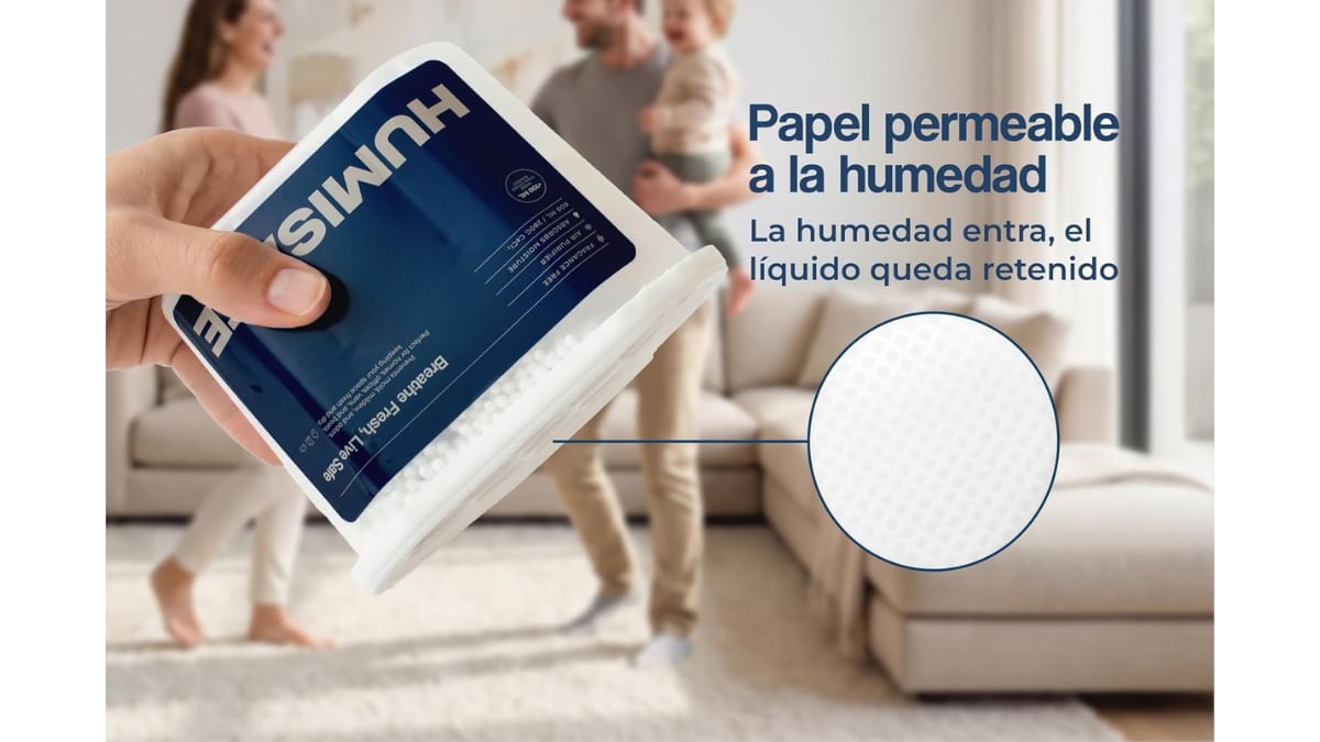 Su filtro de papel funciona como una barrera protectora.