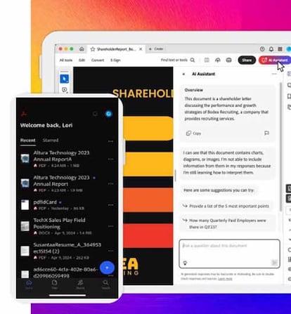 Uso nuevas funciones de Adobe Acrobat