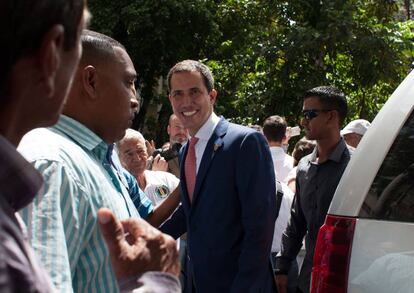 El líder opositor venezolano Juan Guaidó.