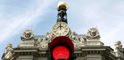 Fachada del Banco de España.