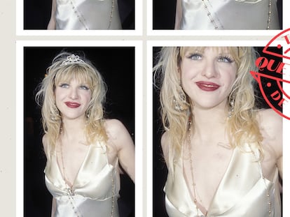 El vestido lencero y la tiara de Courtney Love en los Oscar, ¿el mejor look de la historia de las ‘after party’?