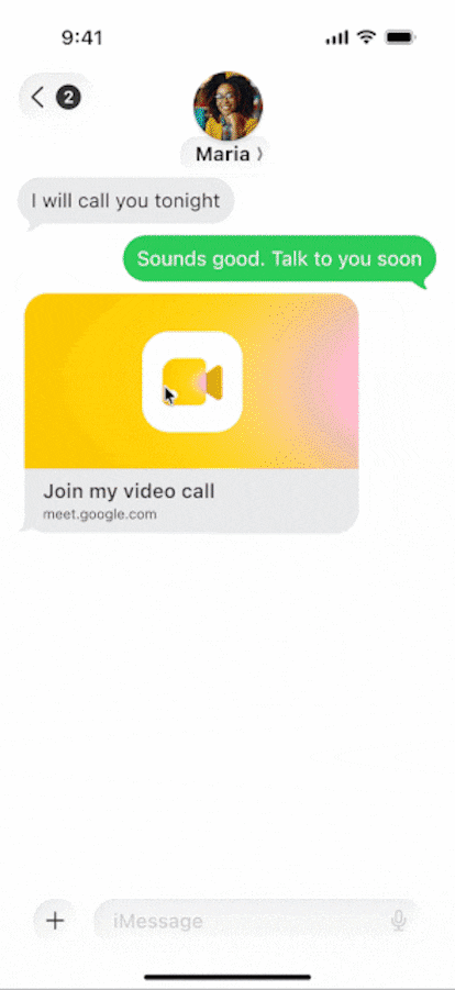 Uso de Google Meet en los iPhone