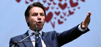 El primer ministro italiano, Giuseppe Conte. 